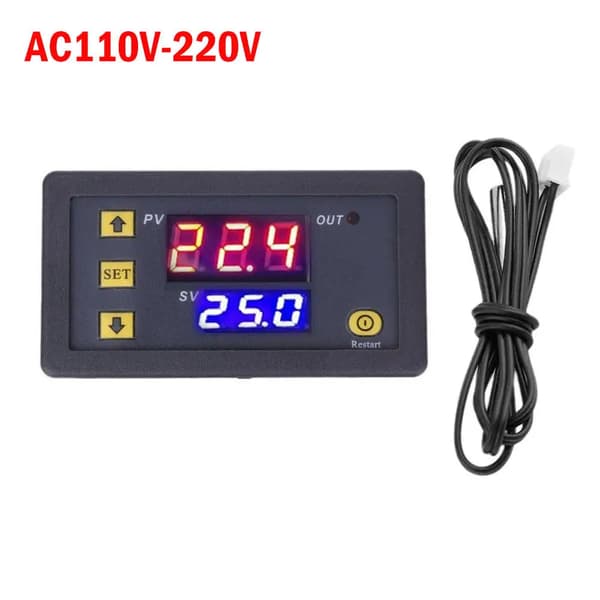 DC12V/24V Digital Temperaturregulator Termostat K Type Termoelement Sensor W3230