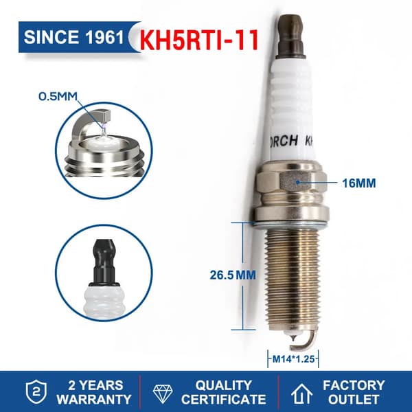TORCH Tennplugger L7RTC DK7RTC B7RTC-9 B8RC E6TC E7C A7RTC KH5RTI-11 A7RTI B7RTI Erstatning for DENSO