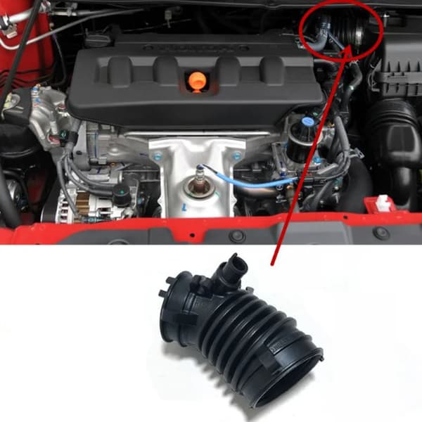 Luftindtagsslange Luftindtagsrør Luftstrømsrørslange til Honda Civic 2006-2015 1.8/2.0