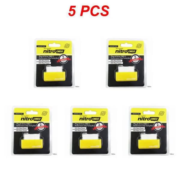 1~8PCS Universal Flasher Bränsle Effekt Ekonomi Chip Tuning Box Obd2 Chip Tuning Box Hållbar Plug & Play Eco Obd2 Detektor