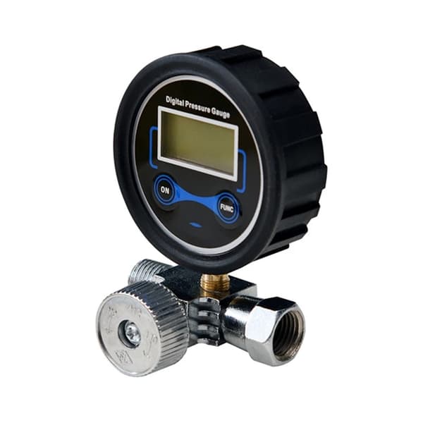 Digital 1/4 \" 200PSI Lufttrycksregulator Mätare Kontrollventil Passar för Sprutpistol