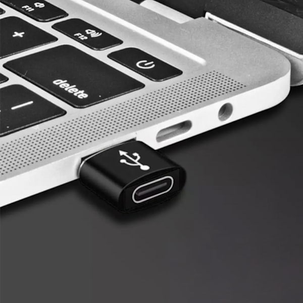 Trådløs USB-C til USB-A-adapter - Sort Black