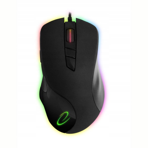 Optisk computermus med baggrundsbelysning Black