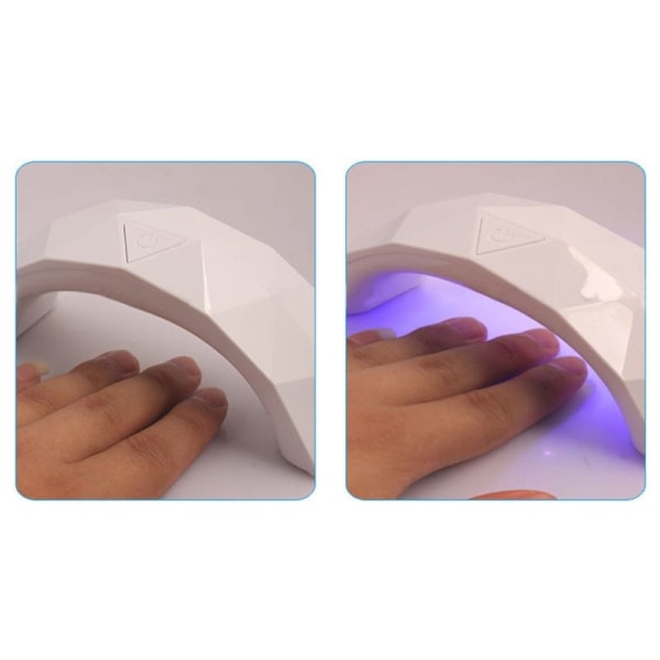 UV/LED Nagellampa Mini Vit