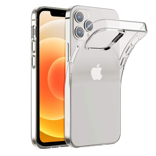 iPhone 12 Pro Mobildæksel - Transparent 6.1 tommer Transparent