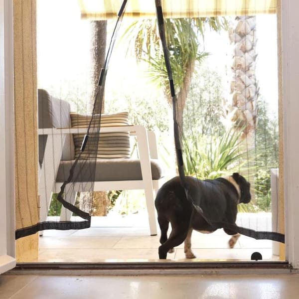Myggenet med magneter Black