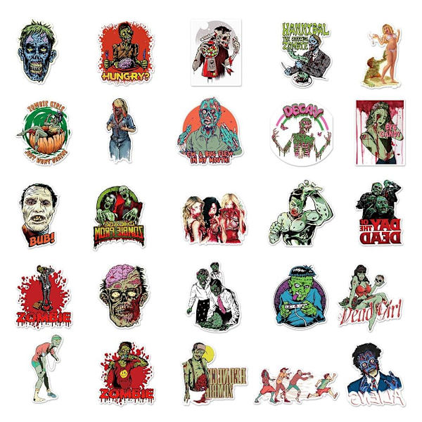 Tarrat zombie - 50 kpl Multicolor