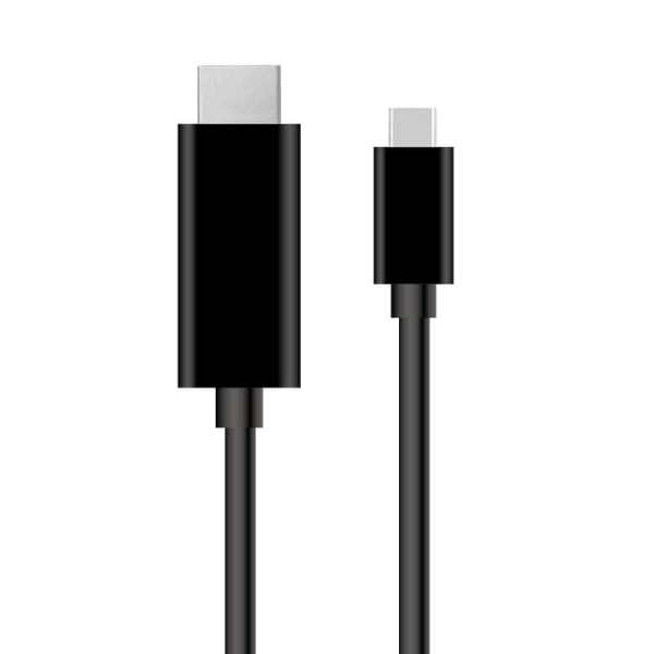 USB-C (3.1) til HDMI-Adapter (2.0), 1,8 m - Sort Black