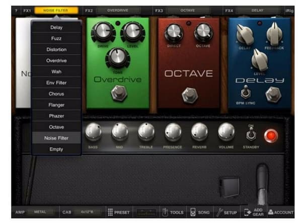AmpliTube iRig - Kitaravahvistin iPhonelle Black