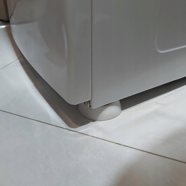 Vibrationsdämpande Skydd för Tvättmaskin - 4 st Vit