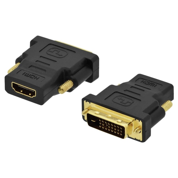 DVI-D HDMI:hin adapteri Black