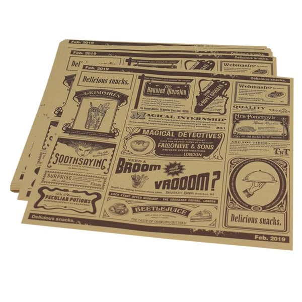 25x Vahapaperit Ruokaa Varten Beige