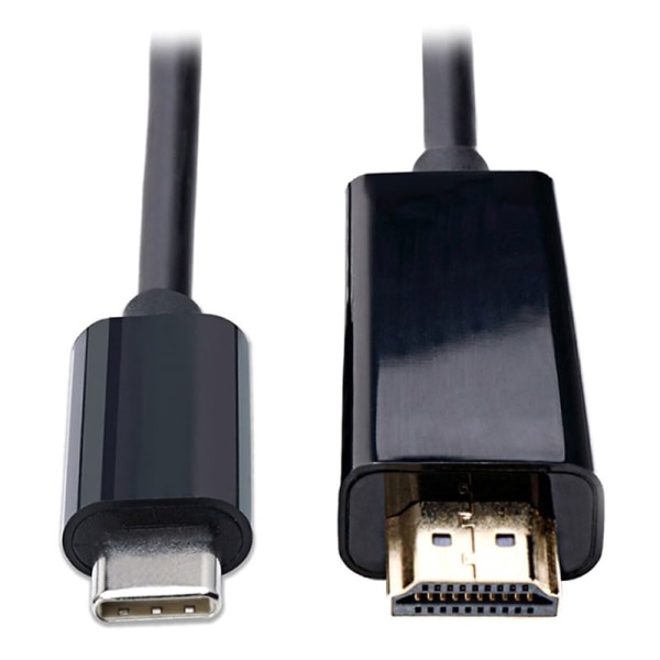 USB-C (3.1) -Adapteri HDMI:lle (2.0), 1,8 m - Musta Black