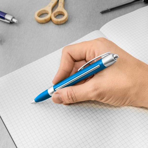 Penna med Utdragbart Papper - Blå Blå