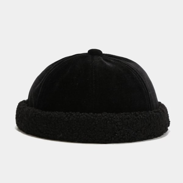 Hattu vintage -tyyliin - musta Black