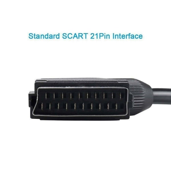 Scart-kabel, 0.75 m Black