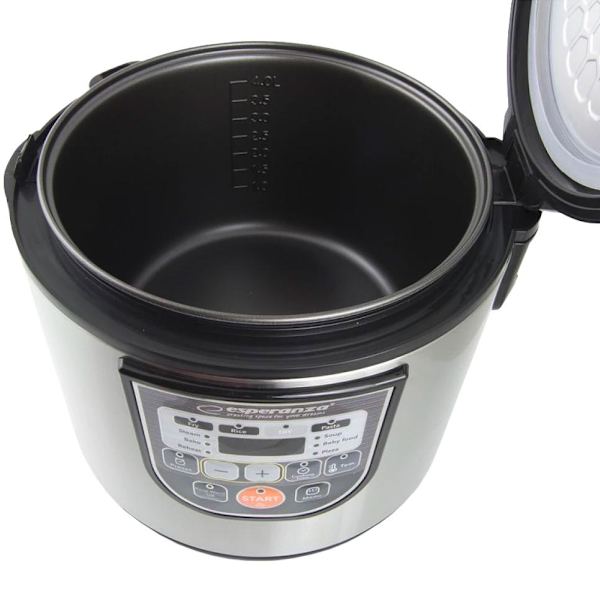 Esperanza - Multicooker, Multifunktionell Köksapparat - 4 L Silver