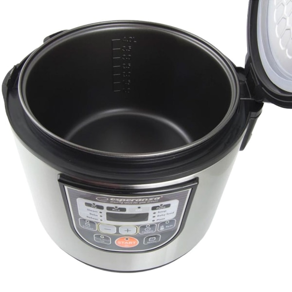 Esperanza - Multicooker, Multifunktionelt Køkkenapparat - 4 L Silver