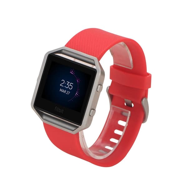 TPU armband kompatibelt med Fitbit Blaze Röd