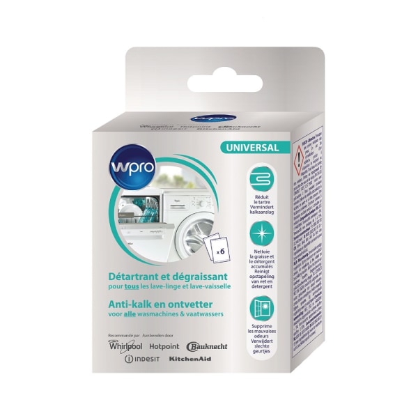 Afkalkningsmiddel for Opvaskemaskiner og Vaskemaskiner - 300 g White