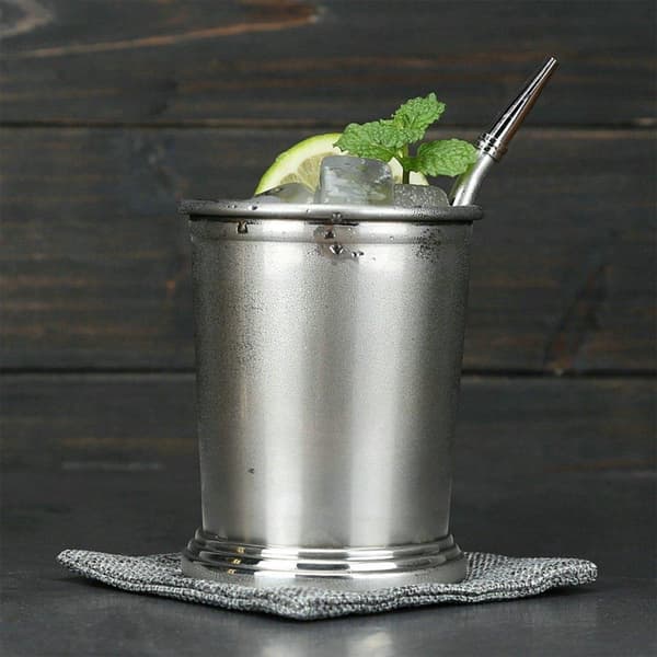 Cocktailglas af rustfrit stål - sølv - 360 ml Silver