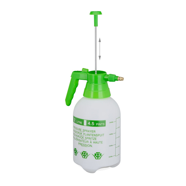 Tryckspruta 2 liter grön