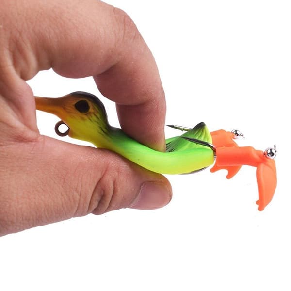 Overfladeagn af silikone - grøn og - 11,5 g Multicolor