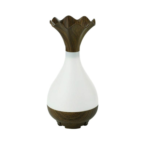 Jade Bottle aromaterapi luftfugter og lampe - Træ Brown
