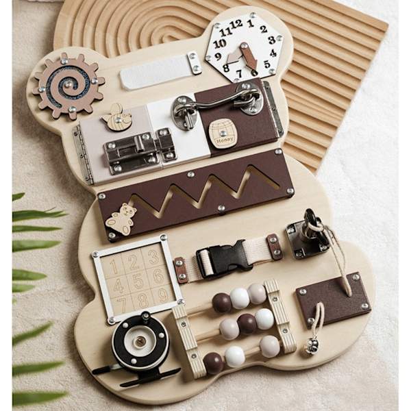 Playboard - bjørn - 14 funktioner Brown