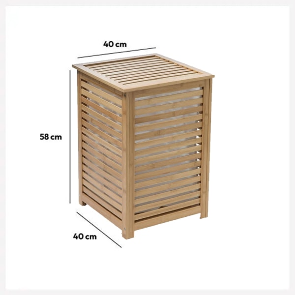 Vasketøjskurv - Bambus Bamboo