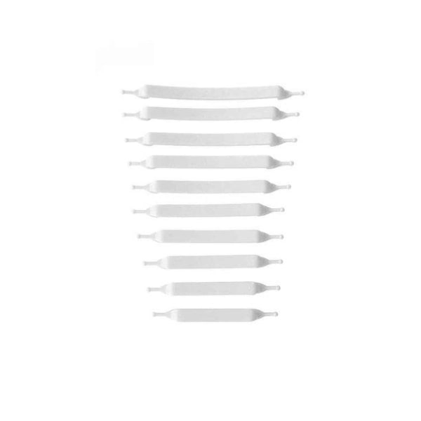 Elastiske snørebånd - hvid 16 stk White