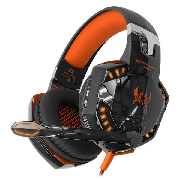 G2000 Pro Gaming Headset - Oranssi Orange one size