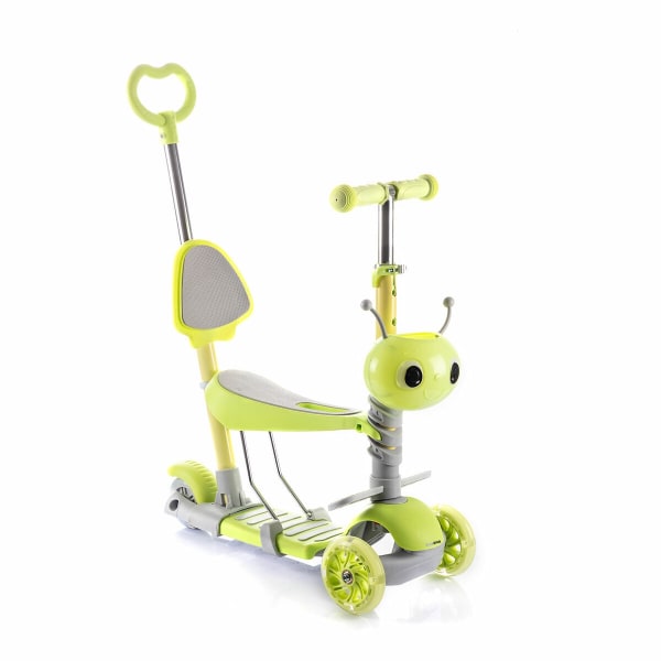 Sparkcykel för Barn 3-i-1 Grön