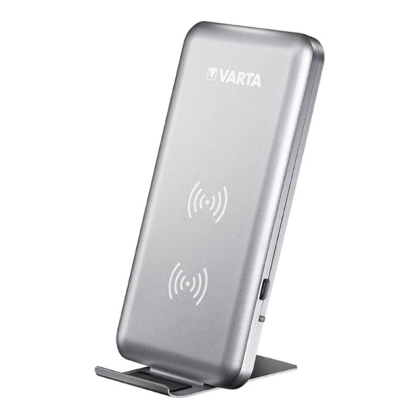 Langaton tehopankki 2000 mAh - Hopea Silver