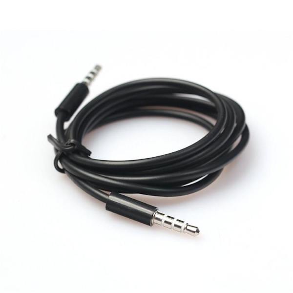 Aux (3.5 mm) kaapeli - Musta Black