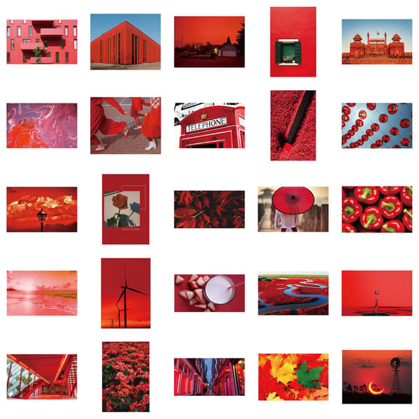 Tarrapakkaus - punainen sekoitus Multicolor