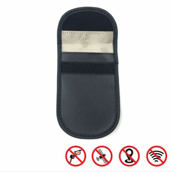 Keyless RFID skyddsfodral för bilnycklar Svart
