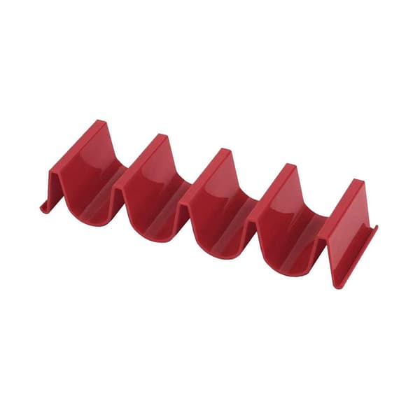 Taco-pidike, 4 paikkaa - punainen Red