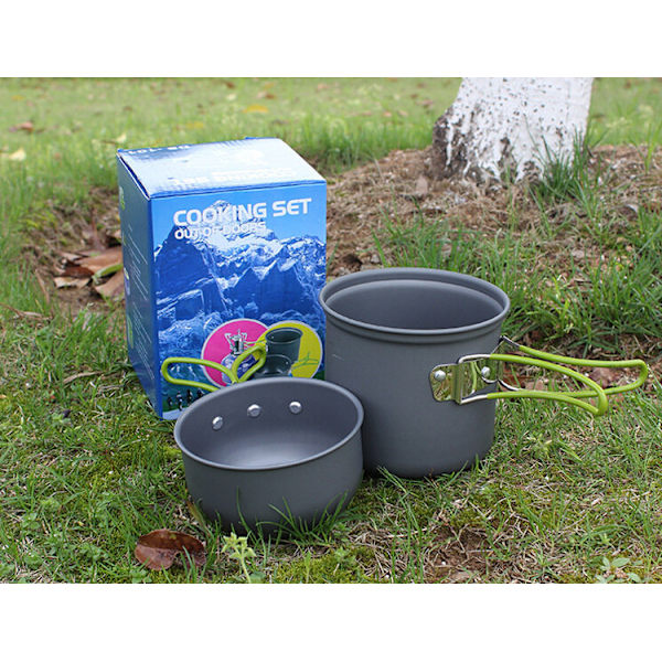 Camping / Hiking - Redskap / Kastrullset Silver