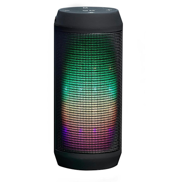 Esperanza - Bluetooth-kaiutin FM-radiolla ja LED-valolla Black