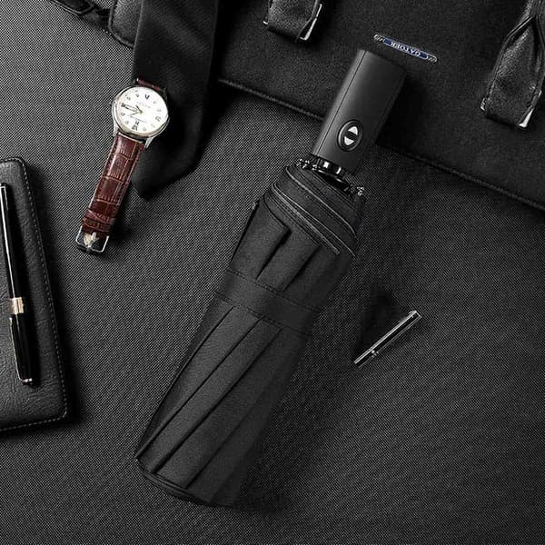 Sateenvarjo, Kompakti - 105 cm - Musta Black