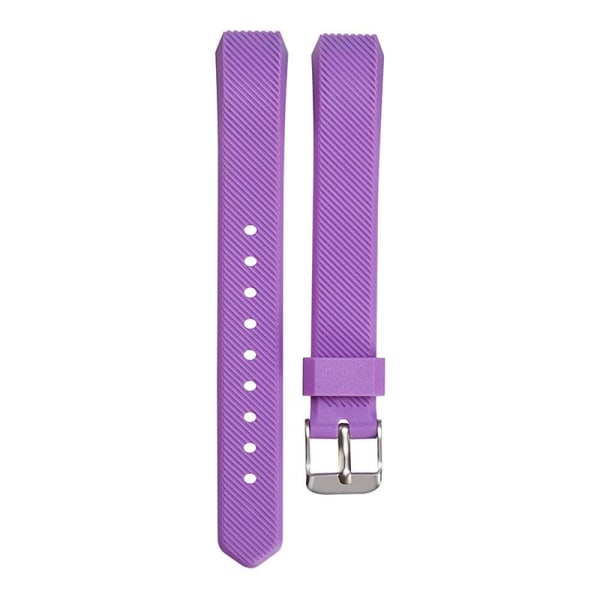 Silikonband kompatibelt med Fitbit Alta HR - #8 Purple one size