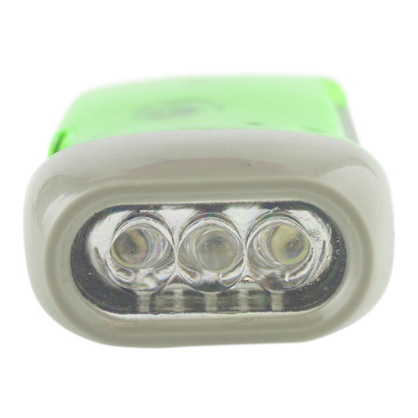 Handdriven LED Ficklampa - Grön Grön