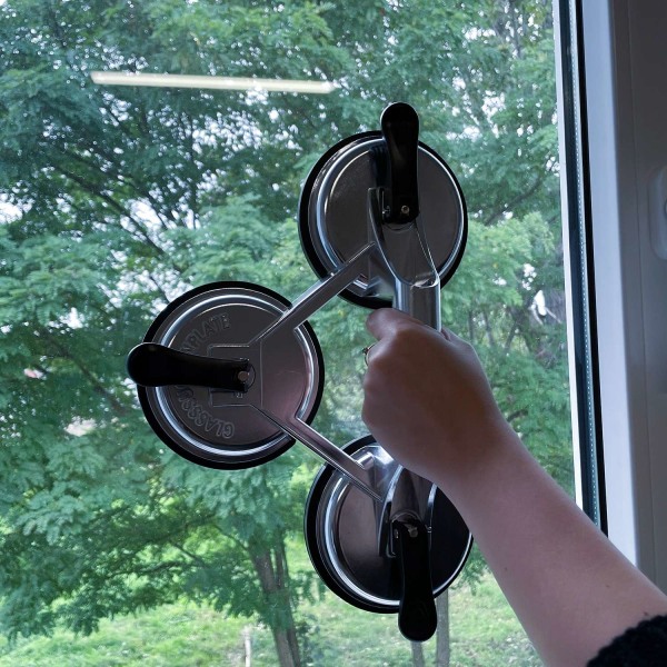 Sugkopp för Säkra Lyft - 150 kg Silver