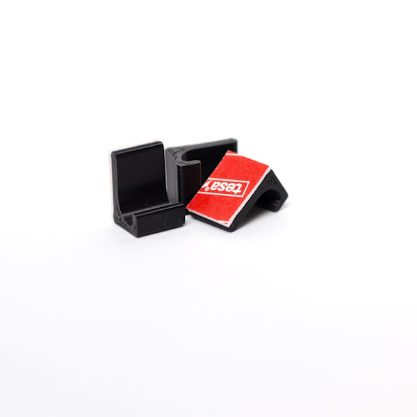 Vinyylikansi koukut 2-pack Black