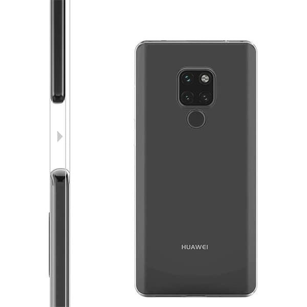 Huawei Mate 20 - Transparent silikonskal Transparent