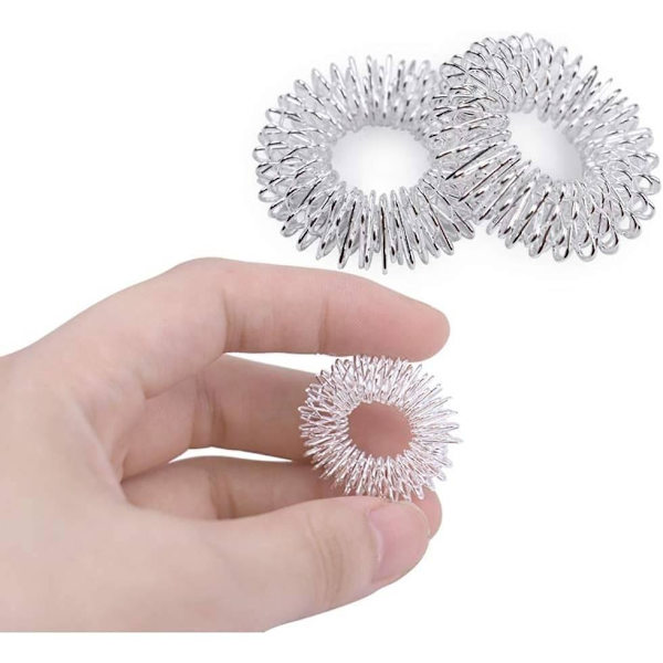 Ring med sundhedsfremmende egenskaber - 10 stk Silver