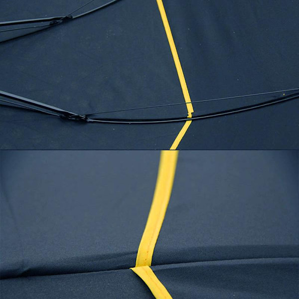 Vindsäkert Paraply, 130 cm - Blå Blå