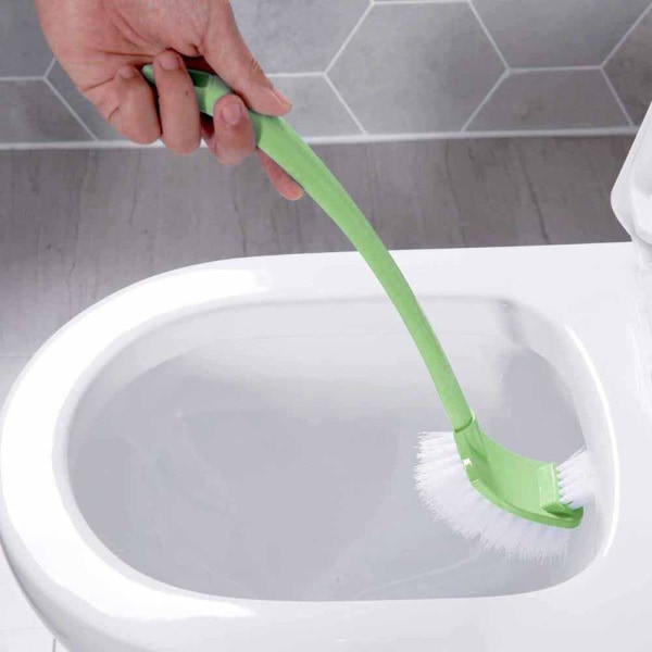 Dubbelsidig Toalettborste - Grön Grön