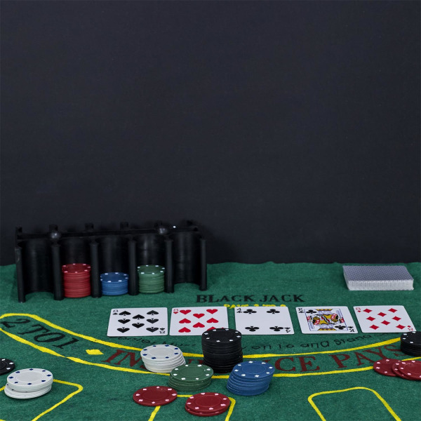 Pokerisetti 200 pelimerkillä Multicolor